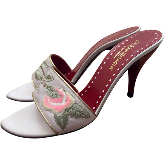 Yves Saint Laurent YSL Lotus Heels Tom Ford Final Collection 2004 Size 40 - Picture 6 of 16